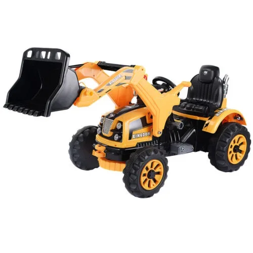 Fun and Functional 12V Battery-Powered Kids Dumper Truck in Yellow – Perfect for Playtime!