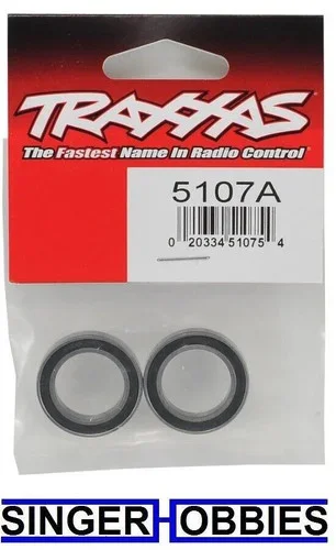 Traxxas 5107a Ball bearing black rubber sealed 17x26x5mm 2 X-Maxx TRA5107a TRA1